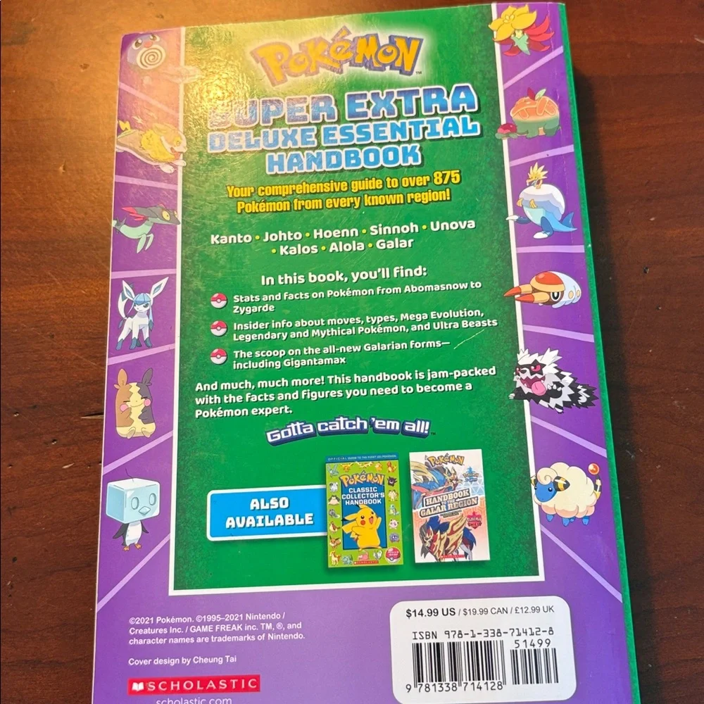 Scholastic Pokémon Handbook and Minecraft Master Builder Handbook, Paperback